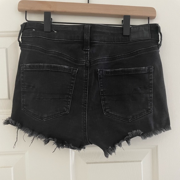 American eagle black denim shorts - Picture 2 of 8